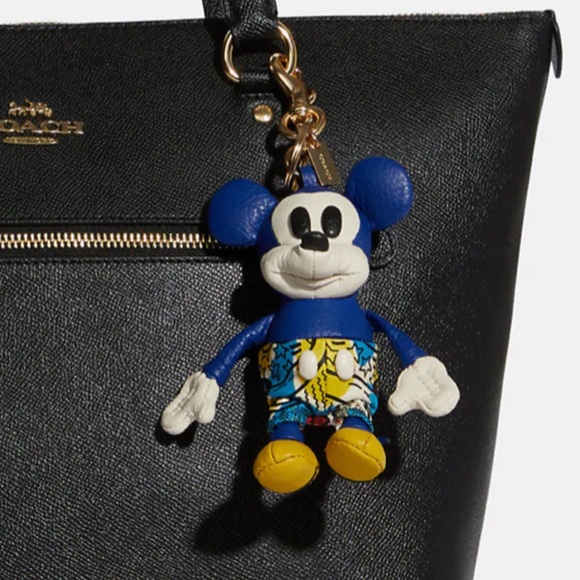 Coach Disney Mickey Mouse X Keith Haring Collectible Bag Charm - Picture 3 of 10